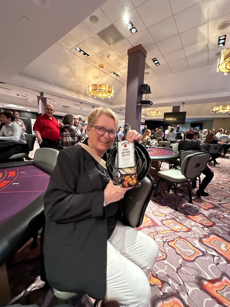 Carmen Outridge with her prizes